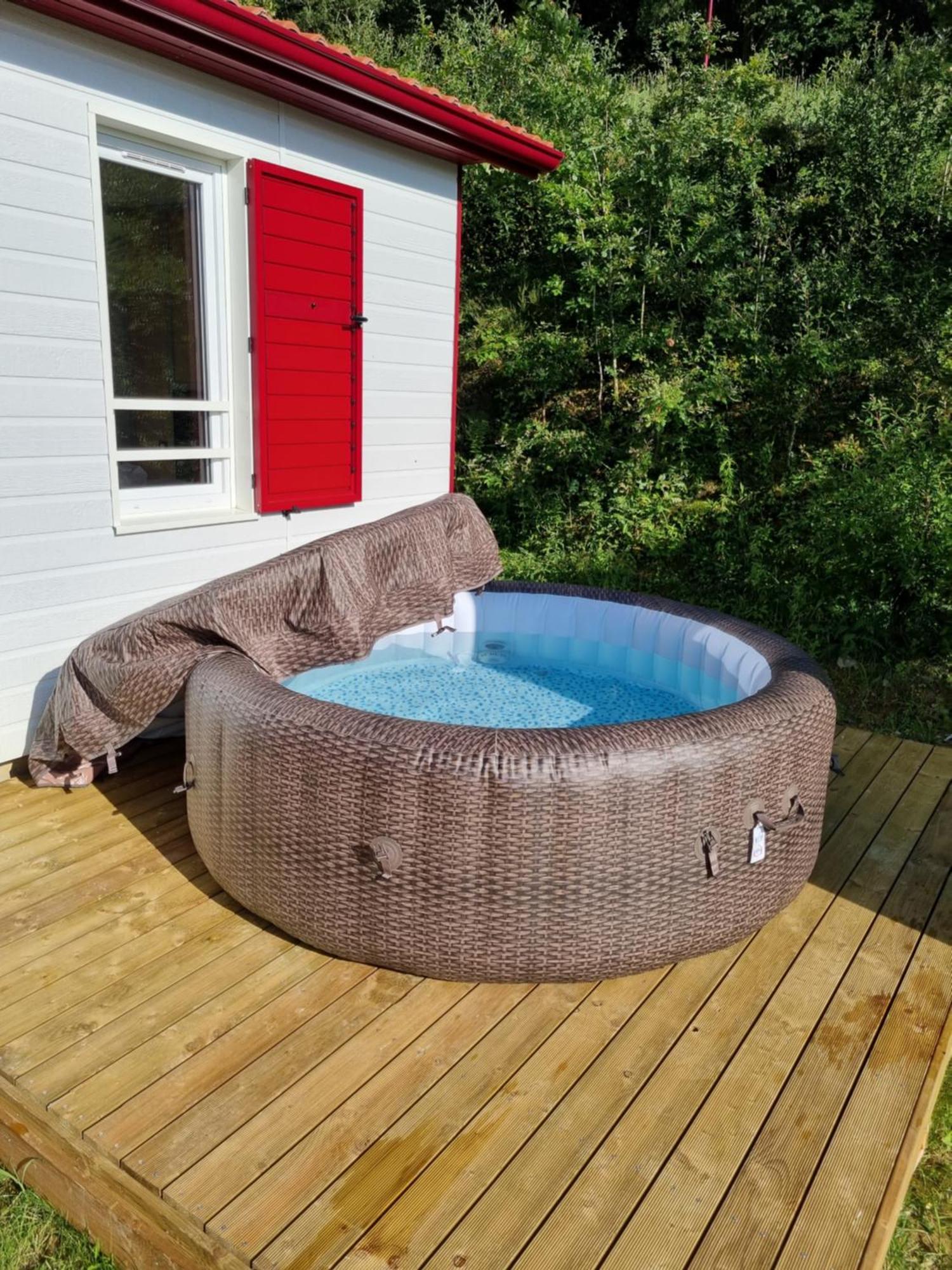 Chalet Etxetxoa, De 1 A 4 Personnes Avec Climatisation, Terrain Prive Et Piscine Hasparren Exterior foto