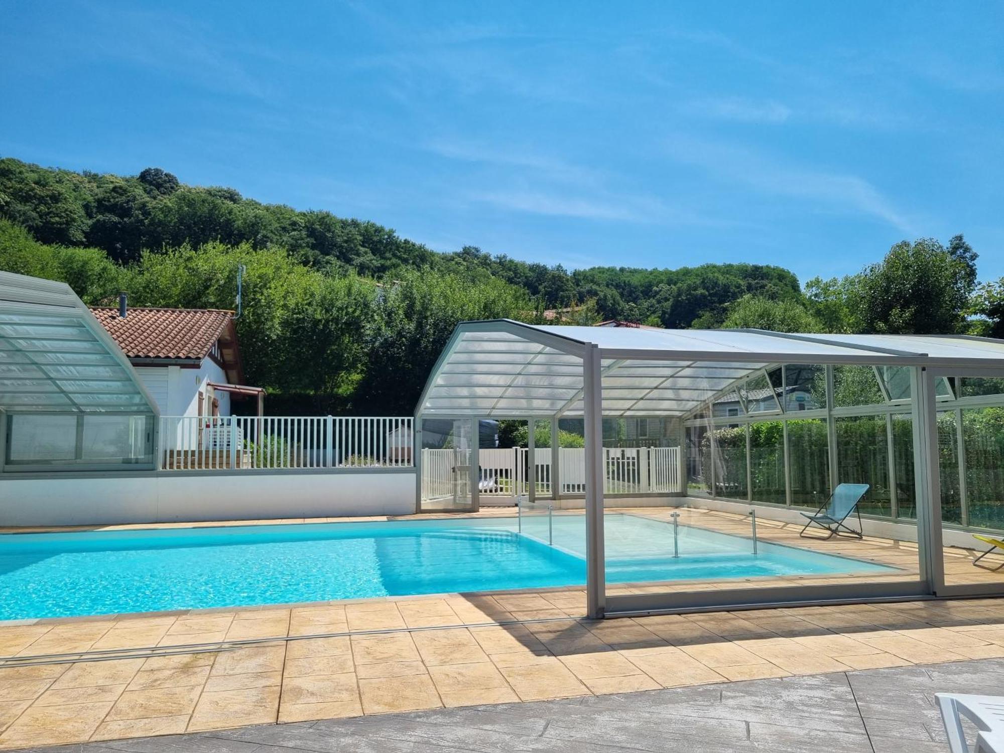 Chalet Etxetxoa, De 1 A 4 Personnes Avec Climatisation, Terrain Prive Et Piscine Hasparren Exterior foto